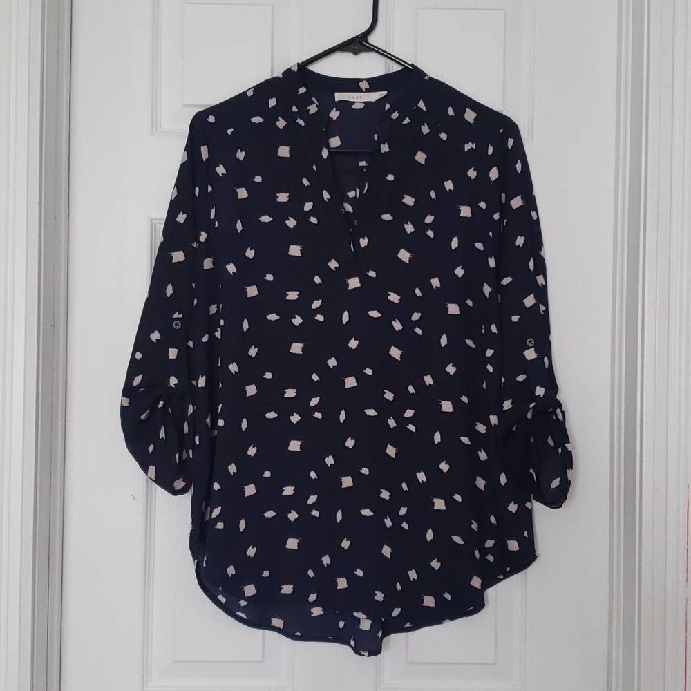 LUSH V-Neck Blouse